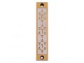 Agayof Mezuzah Case with Three Stars of David, in Light Colors - 4 Inches Height