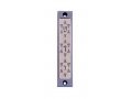 Agayof Mezuzah Case with Three Stars of David, in Light Colors - 4 Inches Height