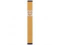 Agayof Pillar Mezuzah Case with Curving Shin, Light Colors - 5 Inches Height