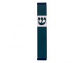 Agayof Pillar Mezuzah Case with Curving Shin in Dark Colors  4 Inches Height