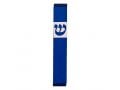 Agayof Pillar Mezuzah Case with Curving Shin, in Light Colors - 4 Inches Height