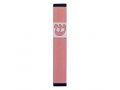 Agayof Pillar Mezuzah Case with Curving Shin, in Light Colors - 4 Inches Height