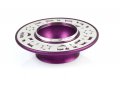 Agayof of Jerusalem Exclusive Anodized Aluminum Honey Dish Engraved - Small