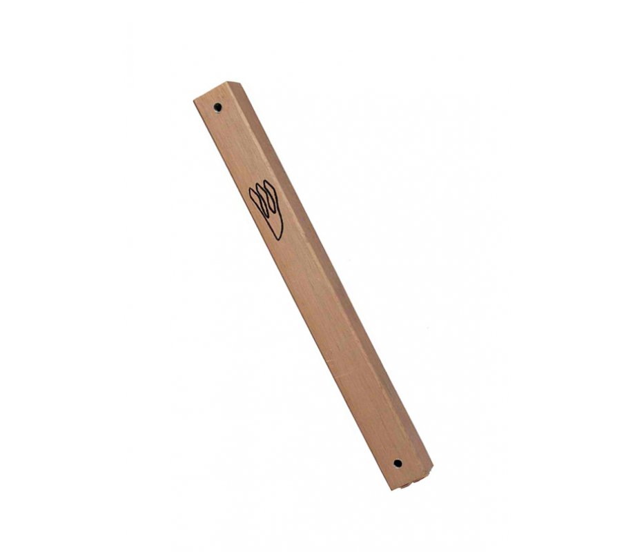 Aluminum Weather-proof Classic Mezuzah Case - Brown