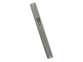 Aluminum Weather-proof Classic Mezuzah Case - Dark Silver