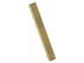 Aluminum Weather-proof Classic Mezuzah Case - Gold