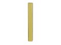 Aluminum Weather-proof Classic Mezuzah Case - Gold