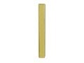 Aluminum Weather-proof Classic Mezuzah Case - Gold