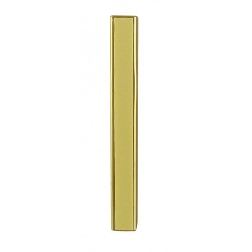 Aluminum Weather-proof Classic Mezuzah Case - Gold