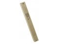 Aluminum Weather-proof Classic Mezuzah Case - Ivory