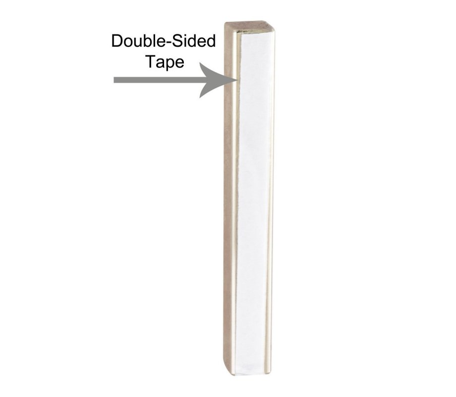 Aluminum Weather-proof Classic Mezuzah Case - Ivory