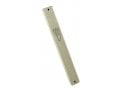 Aluminum Weather-proof Classic Mezuzah Case - Silver Matte