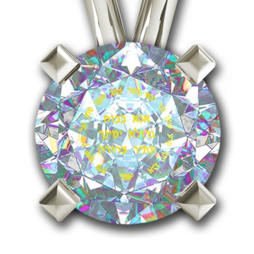 Ana BeKoach Pendant By Nano Gold - Silver