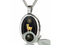 Aries Zodiac Pendant by Nano Jewelry