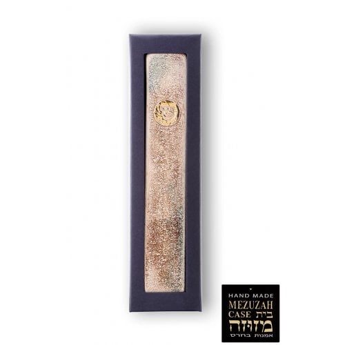 Art in Clay Handmade Ceramic Mezuzah Case - Land of Israel