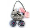 Baby Carriage with Jewish Blessing for a New Baby