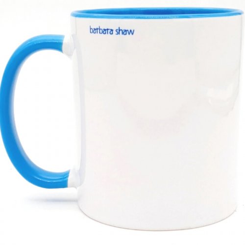 Barbara Shaw Coffee Mug - Hebrew Aleph Beit Alphabet Letters in Ancient Font