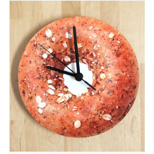 Barbara Shaw Wall Clock - Bagel