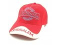 Baseball Cap with Embroidered Jerusalem Design - Choice of Colors