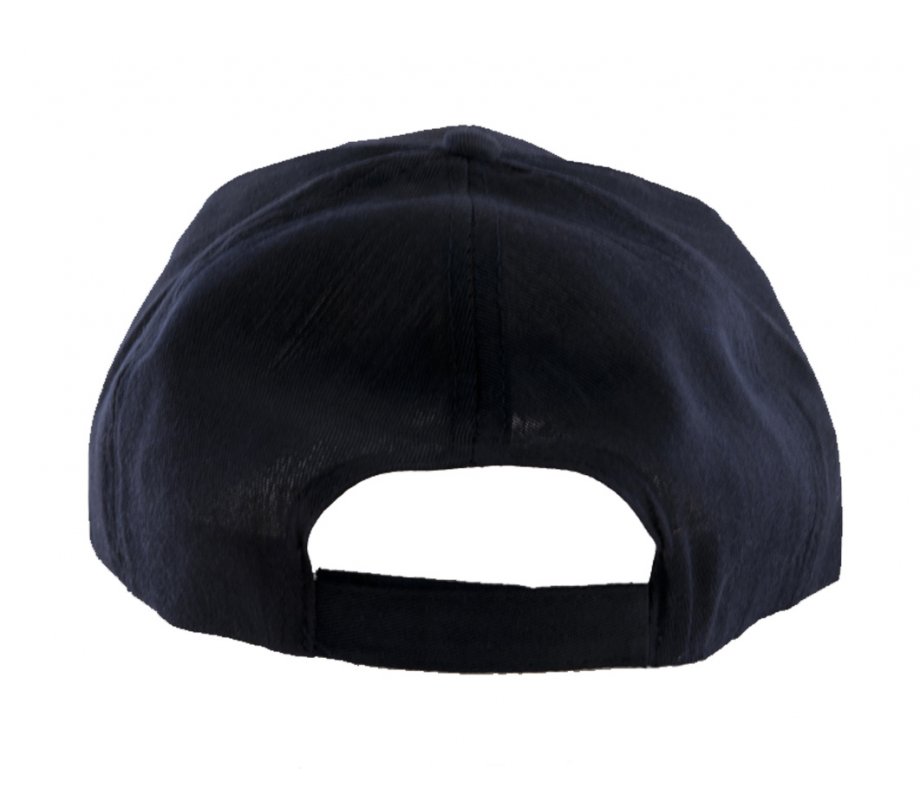 Baseball Cap with Jerusalem and Menorah Design - Dark Blue