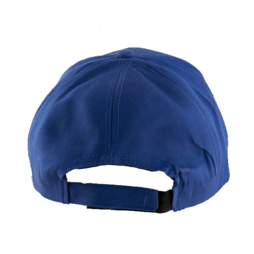 Baseball Cap with Jerusalem and Menorah Design - Royal Blue