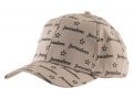 Baseball Cap with Jerusalem and Stars of David Design - Tan