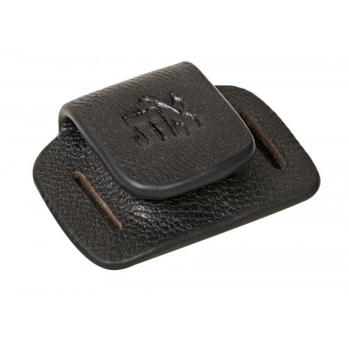 Black Leather Magnetic Tefillin Hand Strap Holder