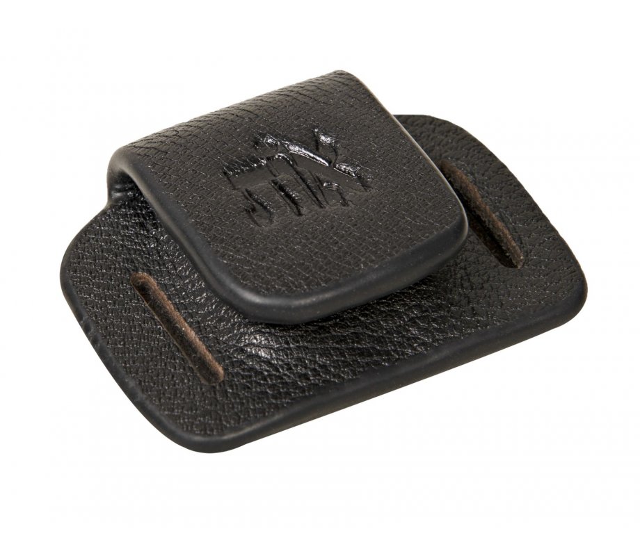 Black Leather Magnetic Tefillin Hand Strap Holder