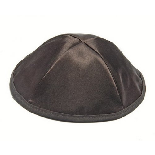 Black Satin Kippah