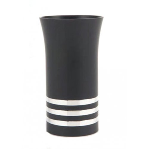 Black-Silver Agayof Kiddush Cup