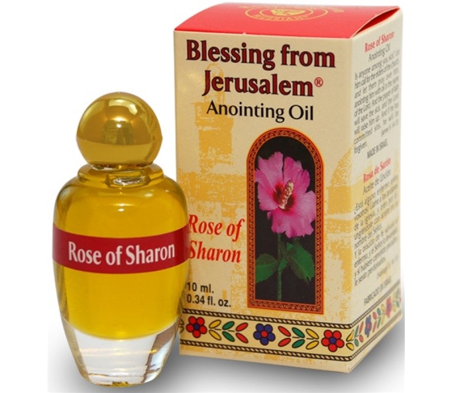 Anointing Oil Rose of Sharon, Blessing from Jerusalem - 12ml