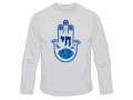 Blue Hamsa Chai Long Sleeve T-Shirt