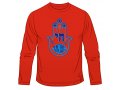 Blue Hamsa Chai Long Sleeve T-Shirt