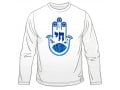 Blue Hamsa Chai Long Sleeve T-Shirt