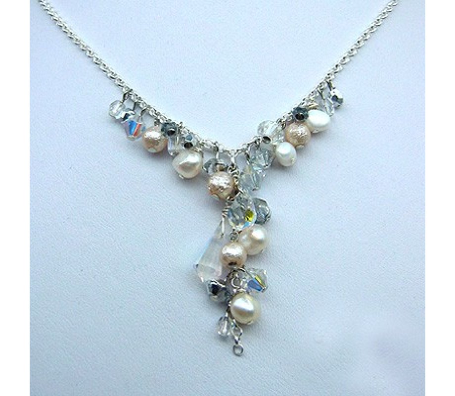 Bridal Blue Necklace by Edita