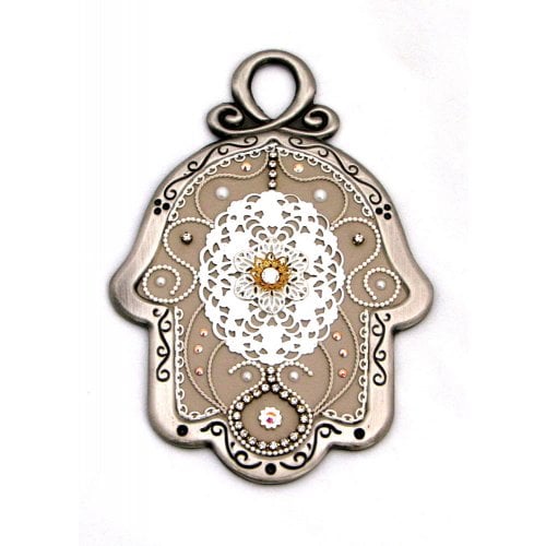 Bronze Shades Wall Hamsa by Ester Shahaf