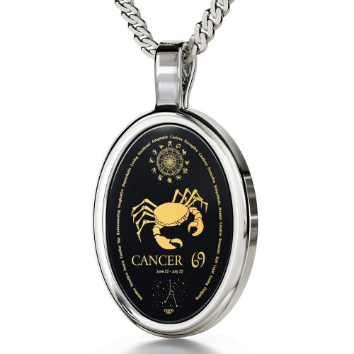 Cancer Zodiac Pendant by Nano Jewelry