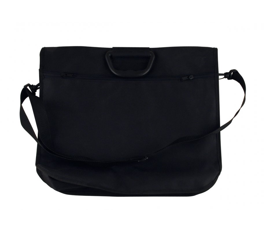 Canvas Tallit and Tefillin Carrier with Transparent Front and Shoulder Strap