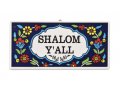 Ceramic Wall Plaque - Armenian Floral Design - Shalom Y'ALL