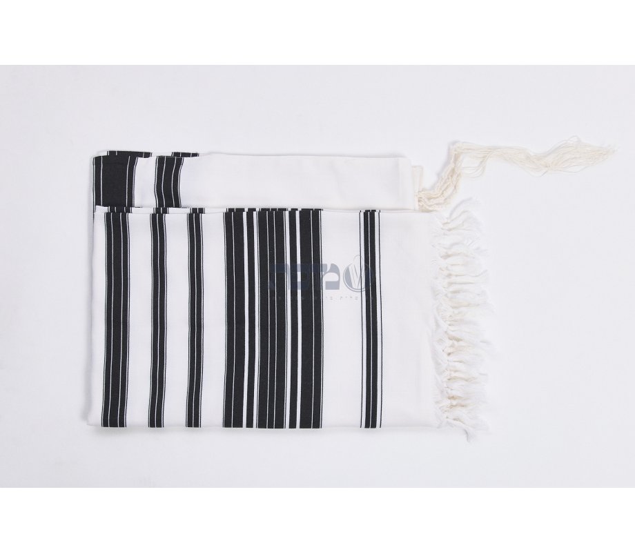Chabad Traditional Wool Tallit Non Slip Prayer Shawl with Standard Tzitzit