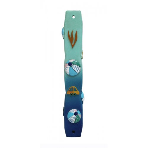 Childrens Mezuzah Case - Cars