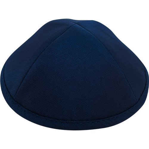 Classic Dark Blue Fabric Kippah