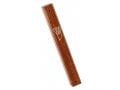 Classic Dark Brown Wood Mezuzah