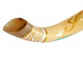 Collectors Hand Painted Yemenite Shofar - Jerusalem