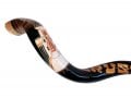 Collectors Hand Painted Yemenite Shofar - Temple in Jerusalem