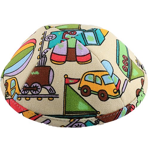 Colorful Childrens Toy Design Cloth Kippah