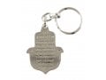 Colorful Hamsa Keychain, Mazak - Mazal in Hebrew with Good Luck Symbols