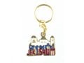 Colorful Metal Keychain - Jerusalem Image