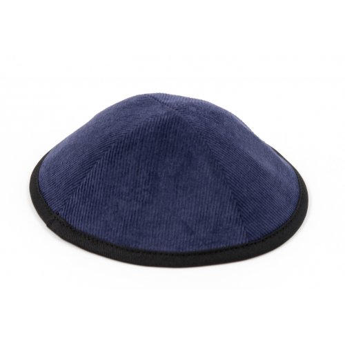Corduroy Kippah with Attached Clip