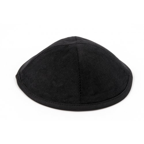 Corduroy Kippah with Attached Clip